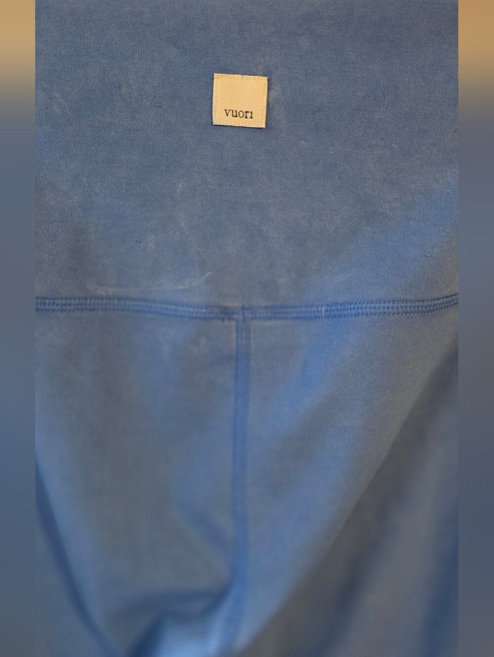 Vuori Studio Leggings In Washed Cerulean Blue Size Small